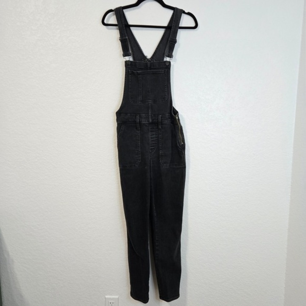 Madewell Black Denim Overalls Jumpsuit Size S Jeans Casual Fall‎